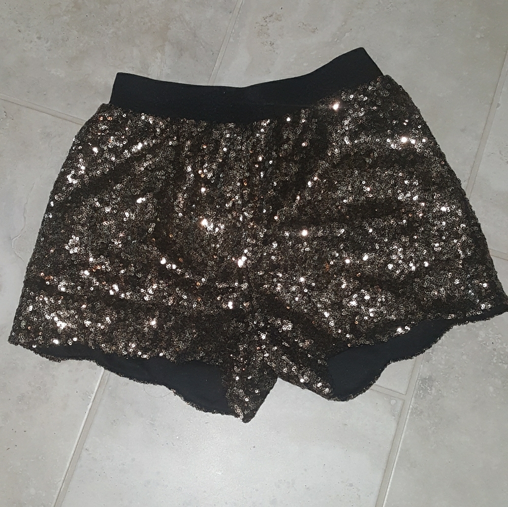 Sequin shorts